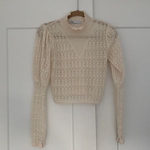 Zara lace top